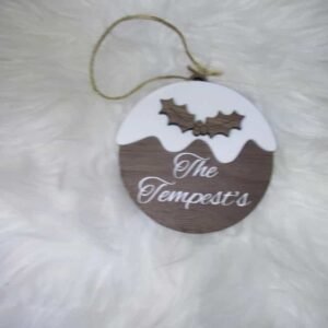 Christmas Pudding Baubles